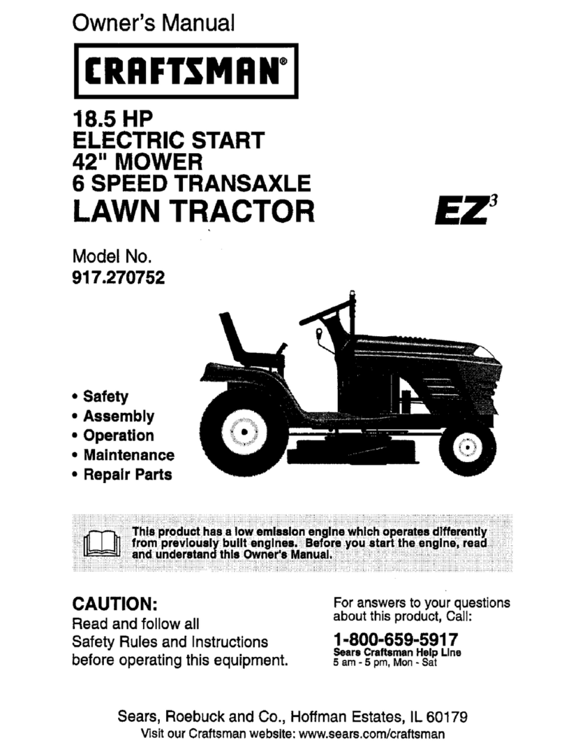 Craftsman EZ 917.270752 User manual