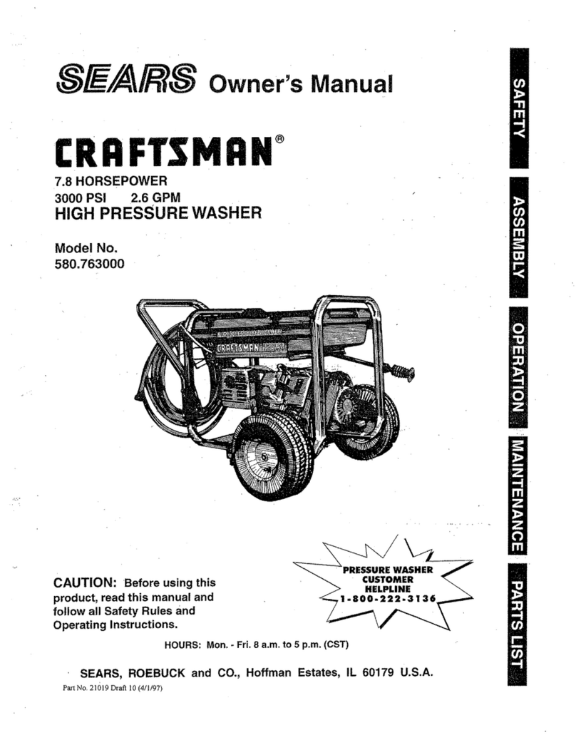 Craftsman SEARS 580.763 User manual