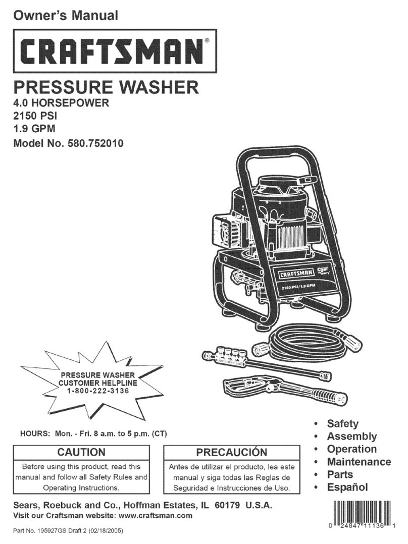 Craftsman 580.75201 owner's manual