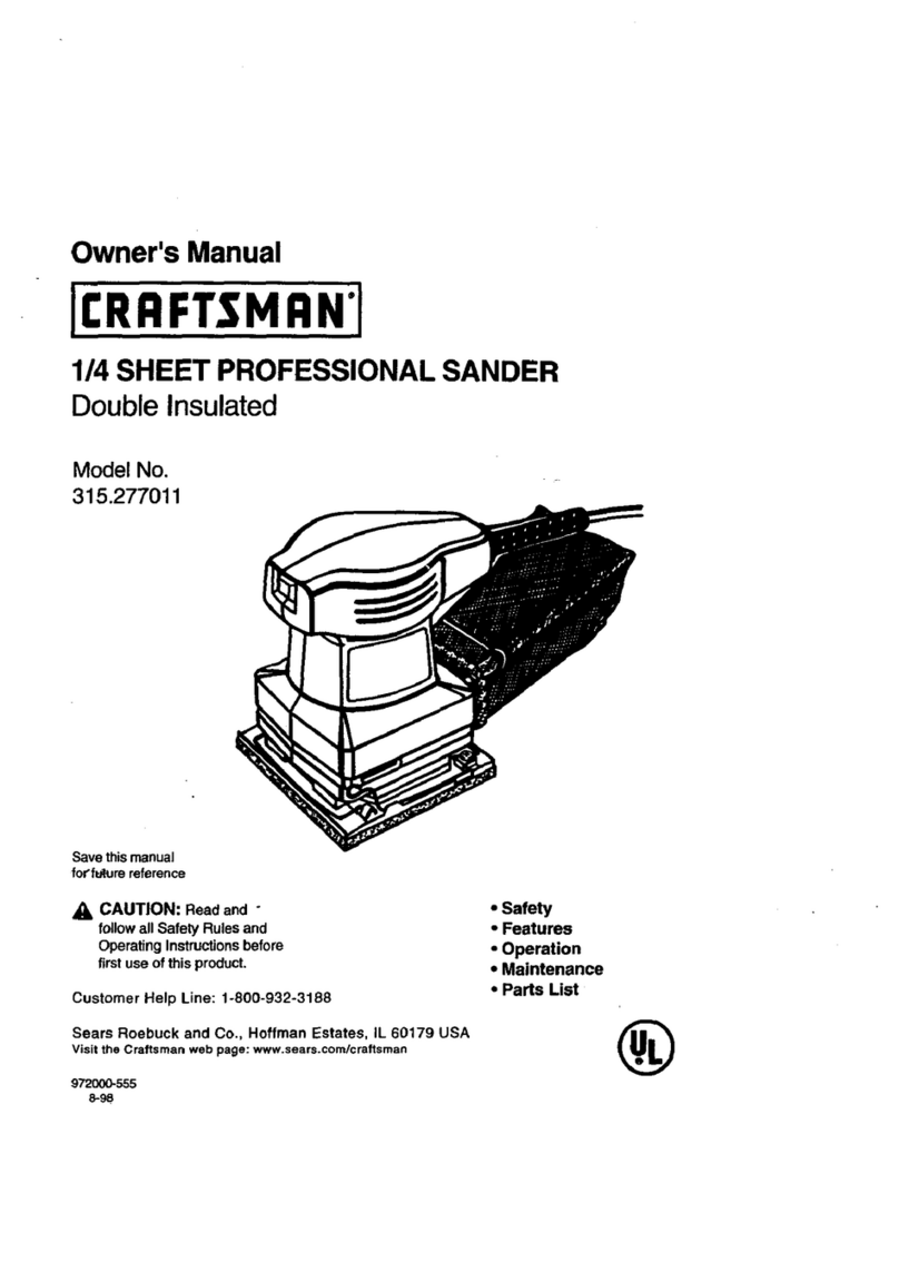 Craftsman 315.277011 User manual