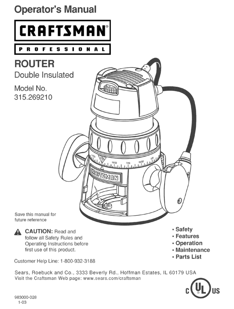 Craftsman 315.26921 User manual
