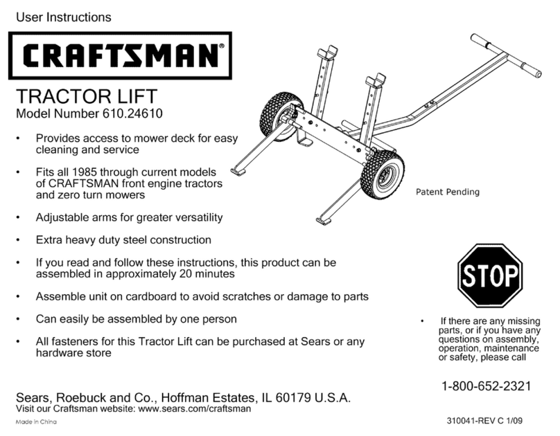 Craftsman 610.24610 User manual