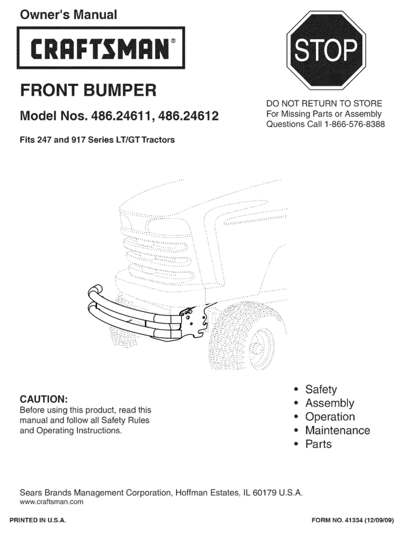 Craftsman 486.24611 User manual