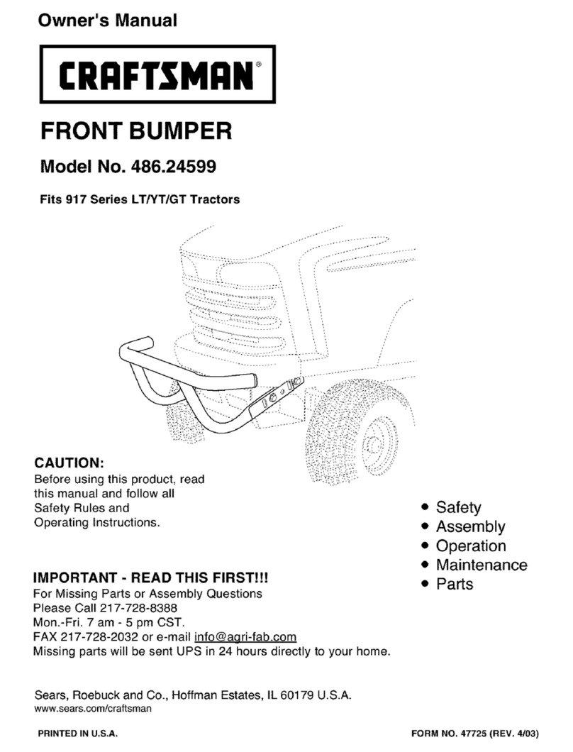 Craftsman 486.24599 User manual