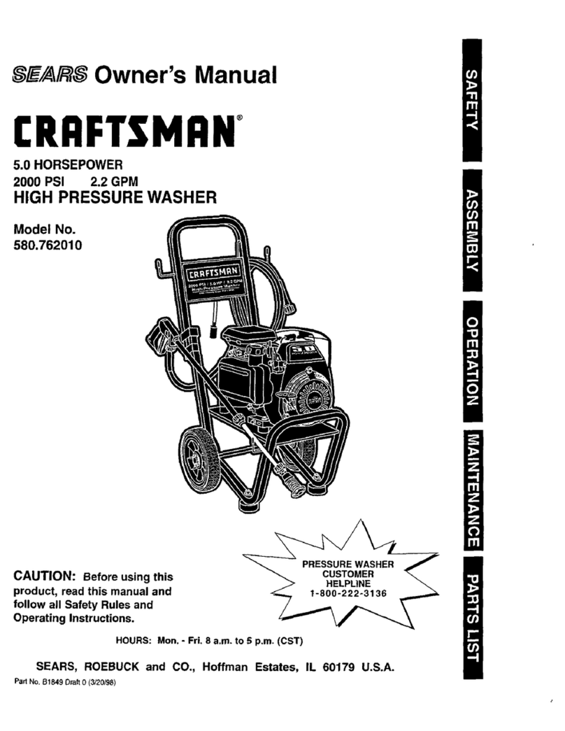 Craftsman 580.76201 owner's manual