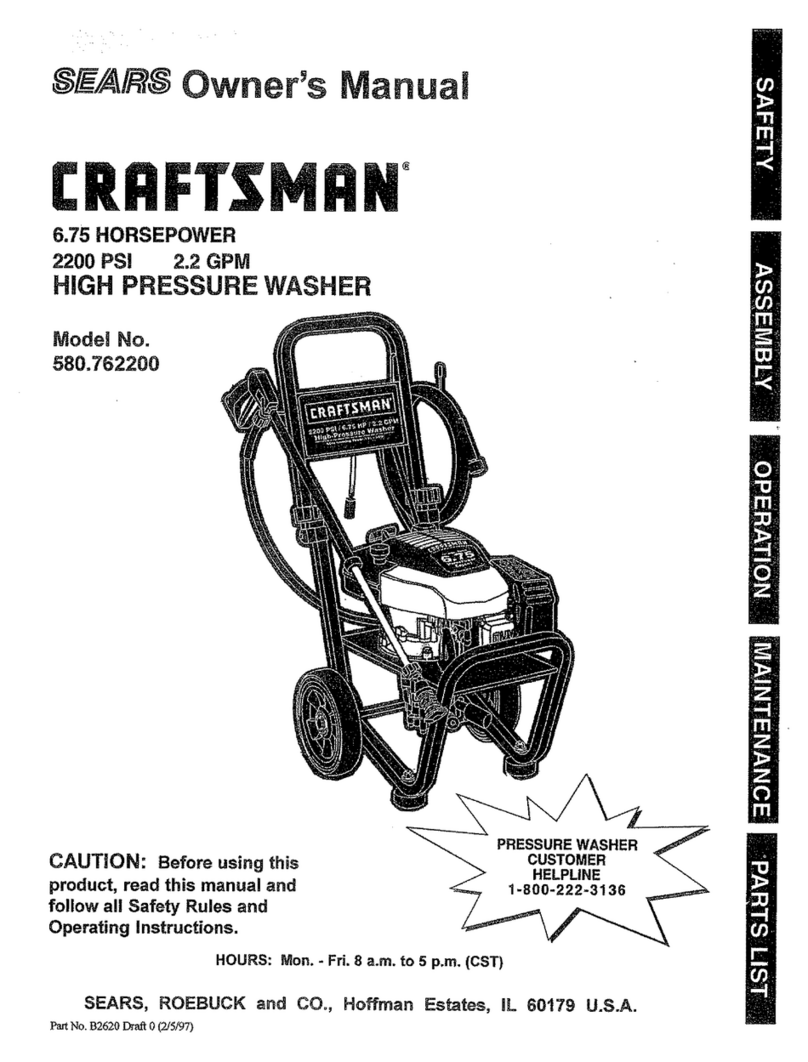 Craftsman 580.7622 User manual