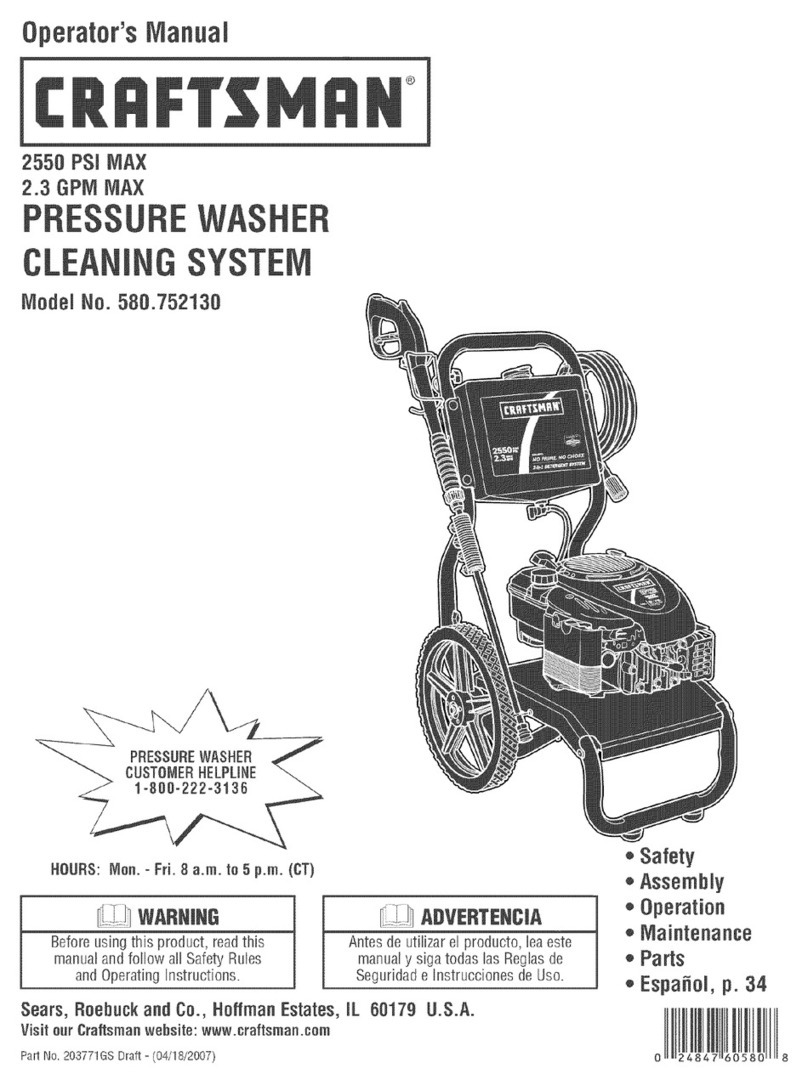 Craftsman 580.75213 Operator's manual