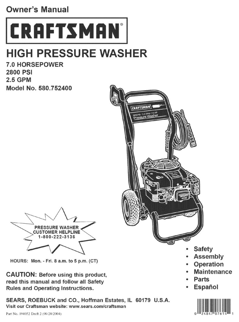 Craftsman 580.7524 User manual Craftsman 580.7524 User manual