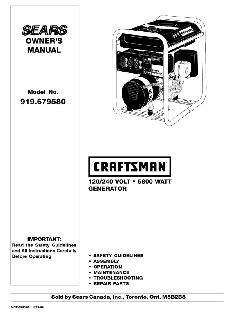 Craftsman 919.679580 User manual