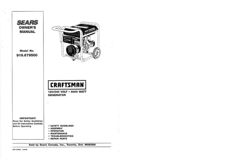 Craftsman 919.679500 User manual