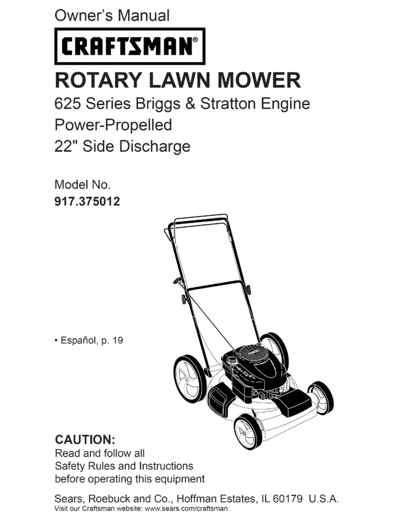 Craftsman 37501 User manual