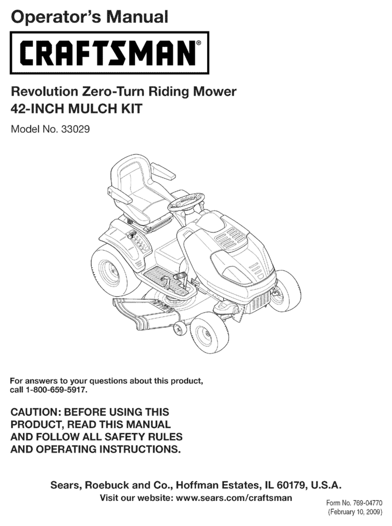 Craftsman 33029 User manual
