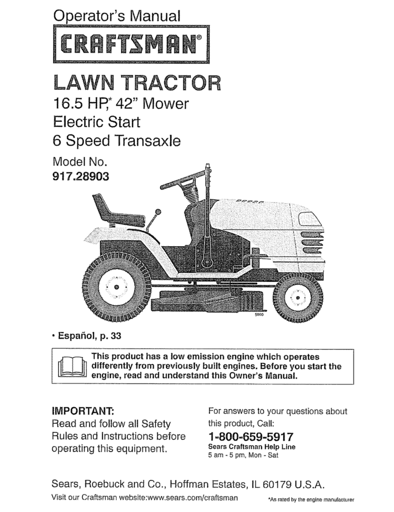 Craftsman 28903 owner's manual