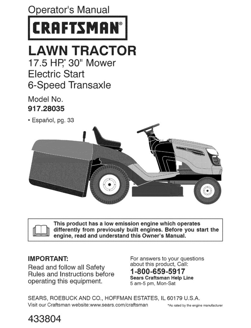 Craftsman 28035 owner's manual