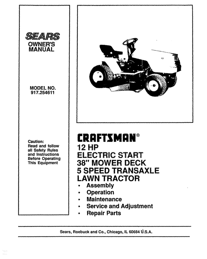 Craftsman 917.254611 User manual