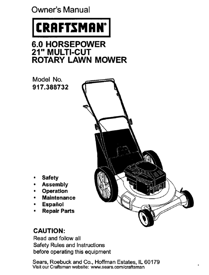 Craftsman 21" MULTI-CUT 917.388732 User manual