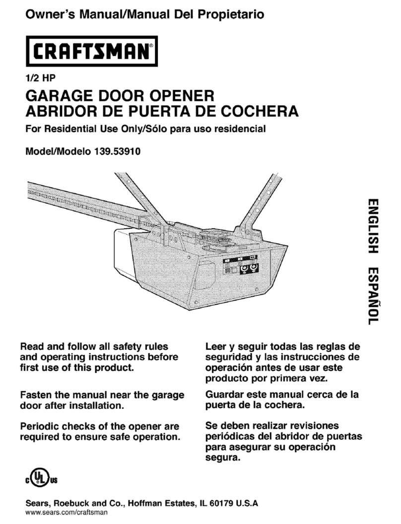 Craftsman 139.5391 owner's manual