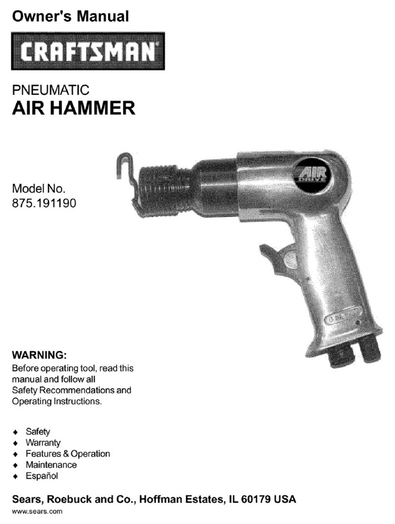 Craftsman AIR HAMMER 875.19119 owner's manual