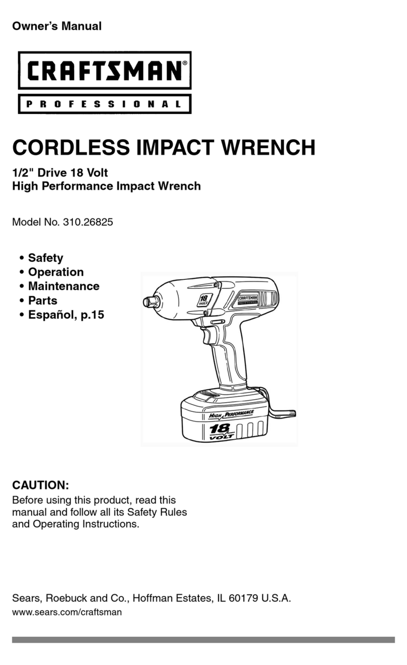 Craftsman 310.26825 owner's manual
