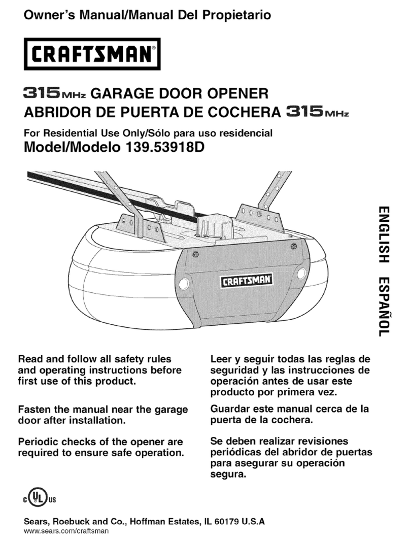 Craftsman 139.53918D owner's manual