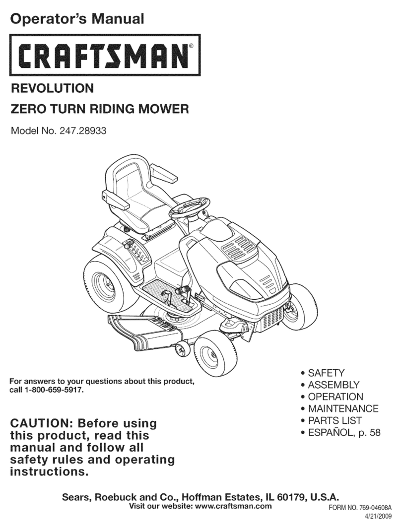 Craftsman 247.28933 Operator's manual
