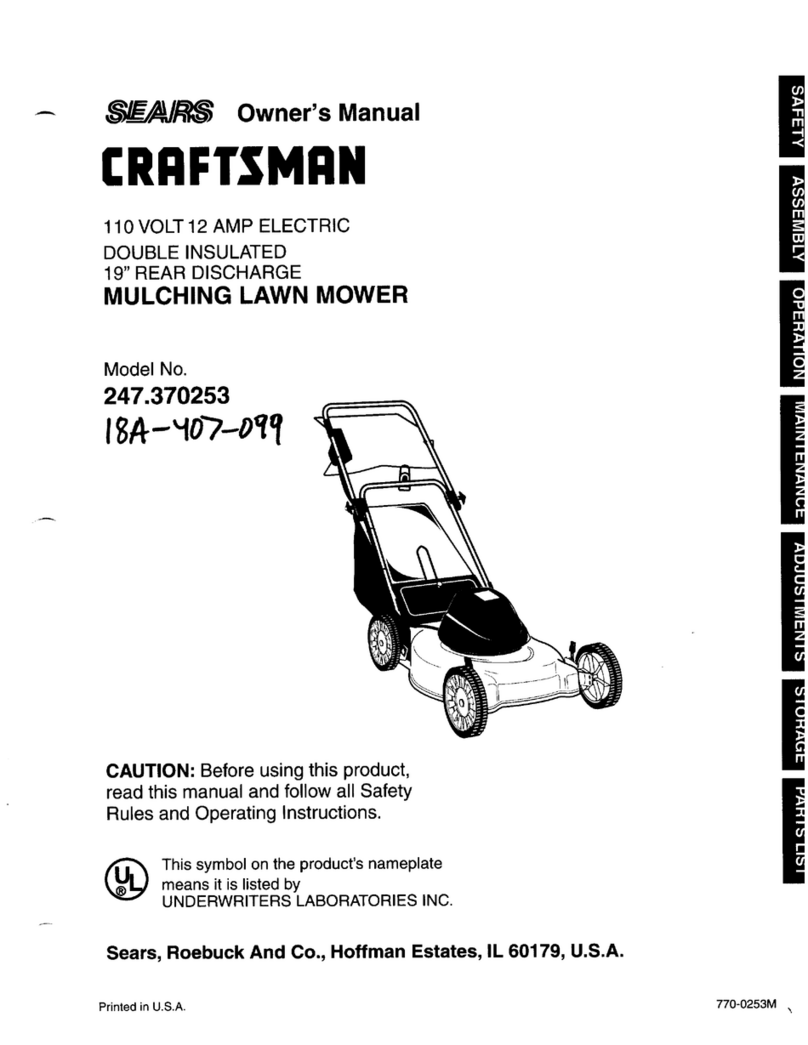 Craftsman 247.370253 owner's manual