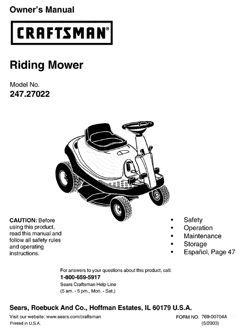 Craftsman 247.27022 User manual