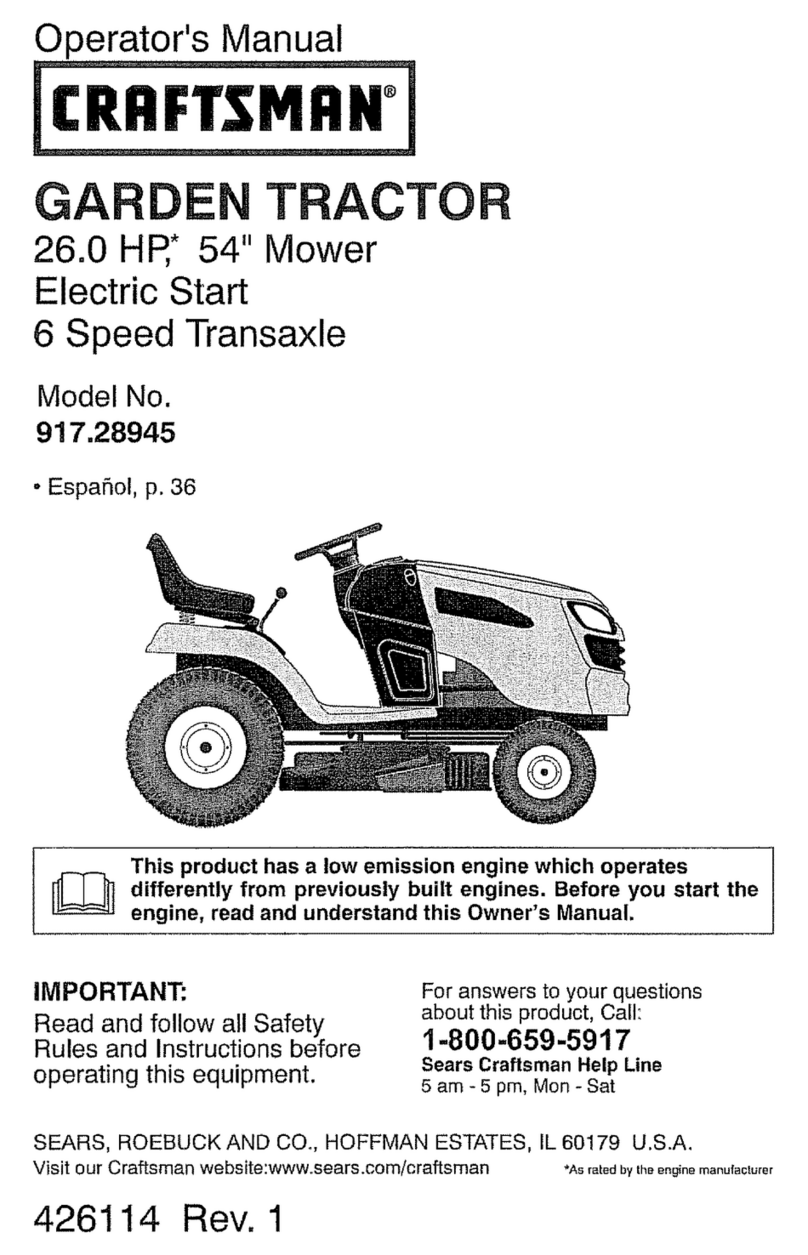 Craftsman 917.28945 Operator's manual