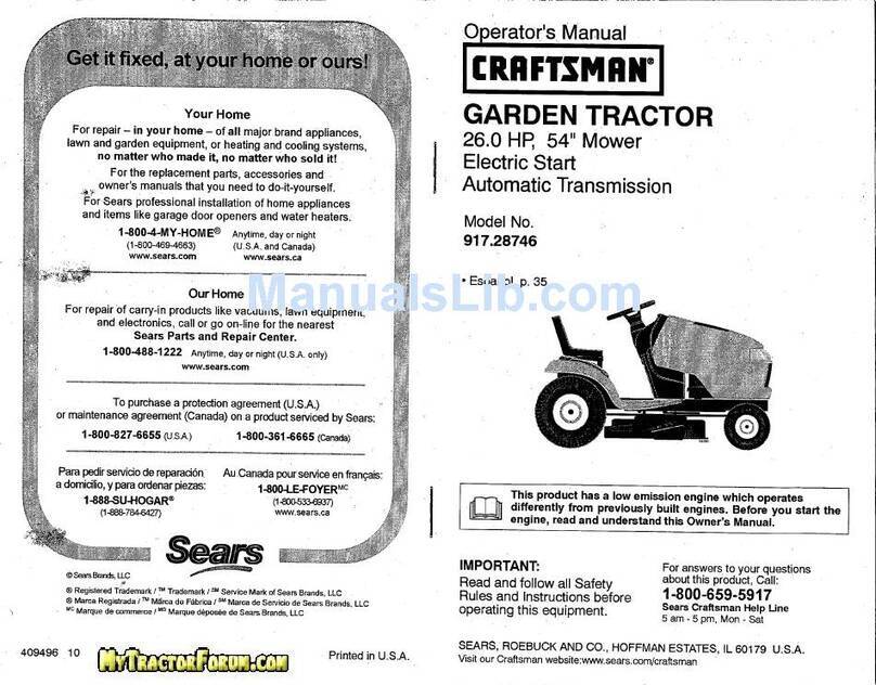 Craftsman 917.28746 Operator's manual