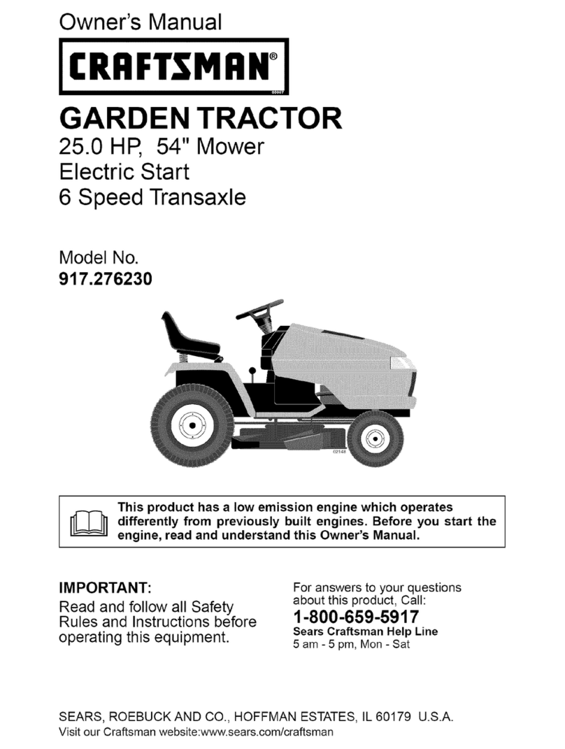 Craftsman 917.27623 User manual