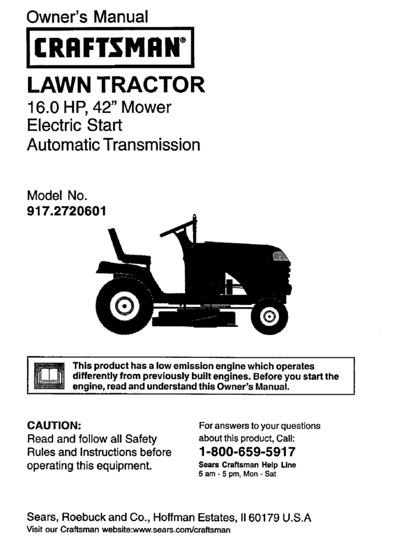 Craftsman 917.2720601 owner's manual