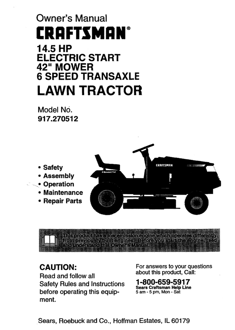 Craftsman 917.270512 owner's manual