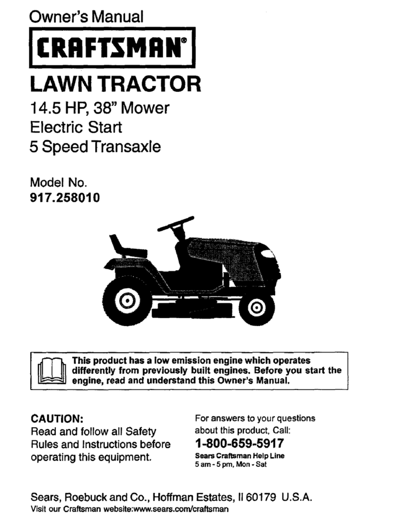 Craftsman 917.25801 User manual