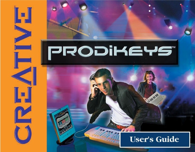 Creative Prodikeys user guide