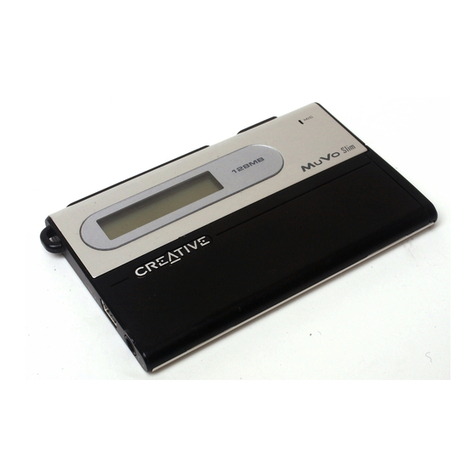 Creative MuVo Slim User manual Creative MuVo Slim User manual