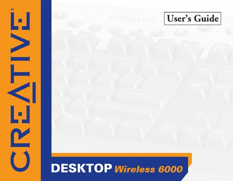 Creative Desktop Wireless 6000 user guide