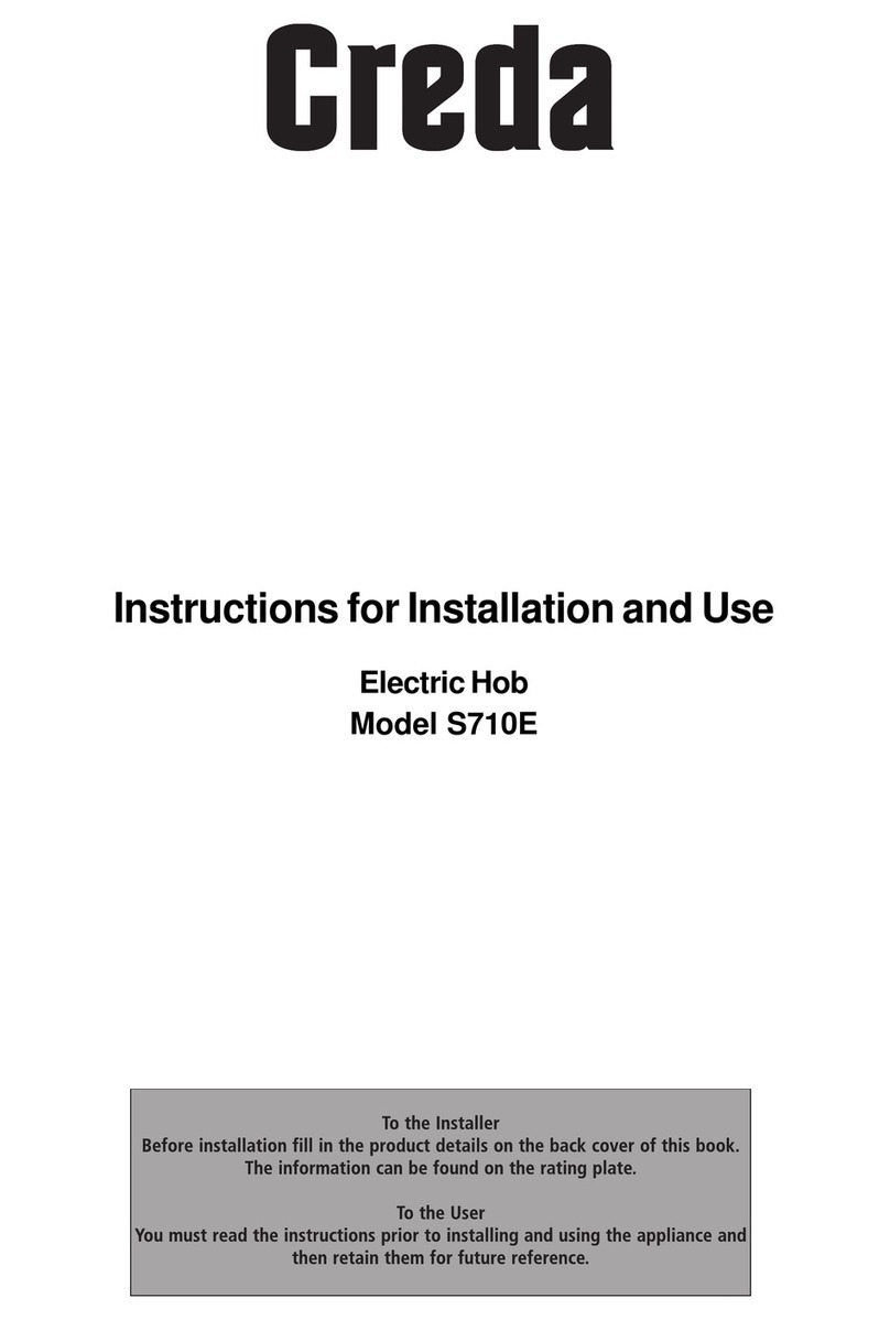 Creda S710E User manual