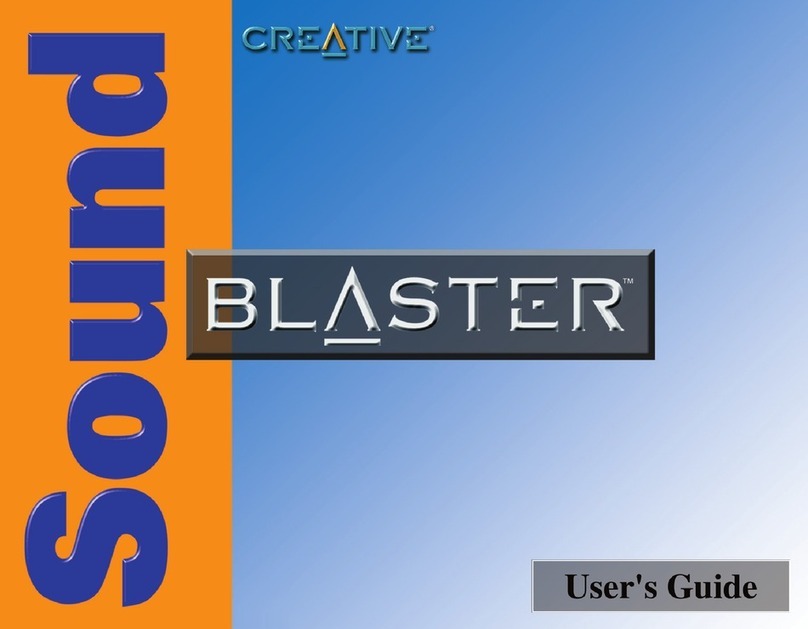 Creative Blaster Modem User manual Creative Blaster Modem User manual