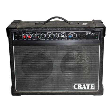 Crate G-40C User manual