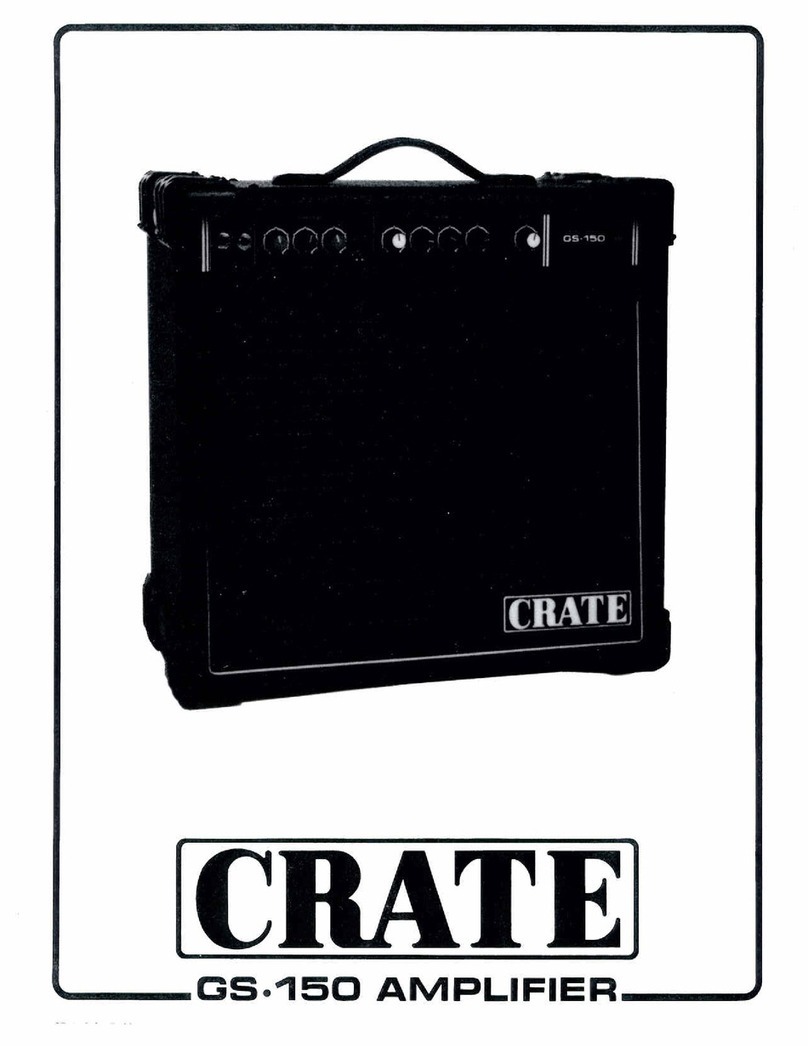 Crate GS.150 User manual Crate GS.150 User manual