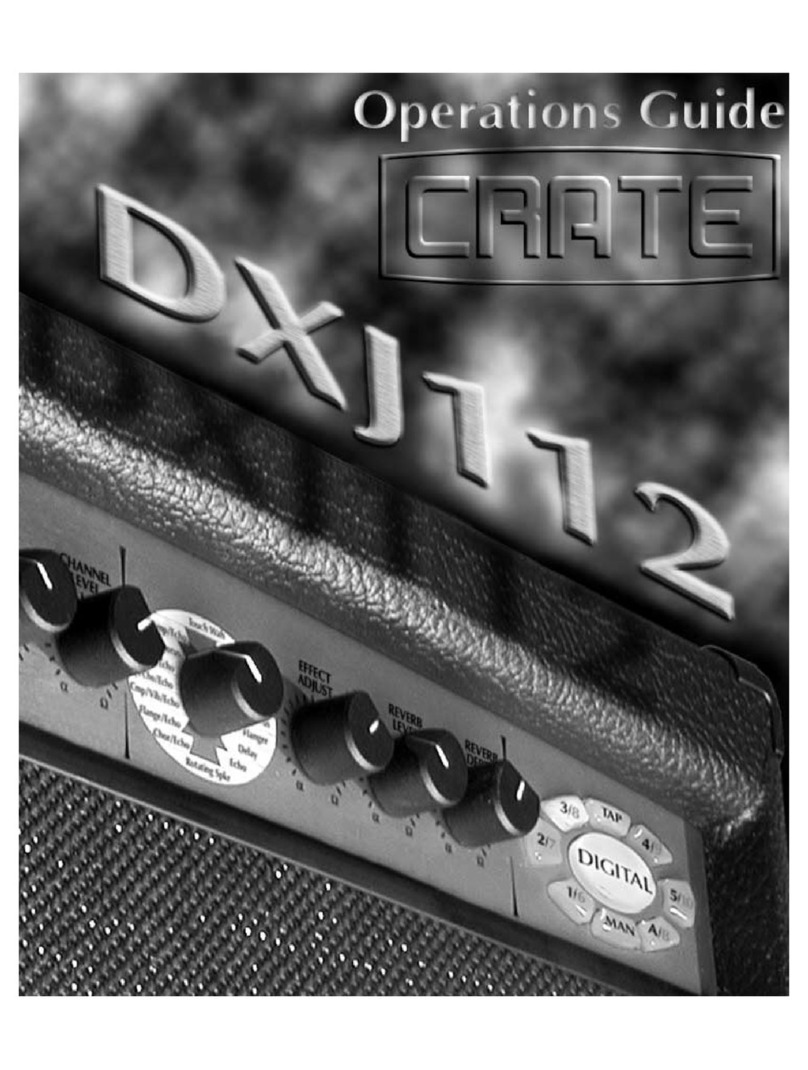 Crate DXJ112 User manual
