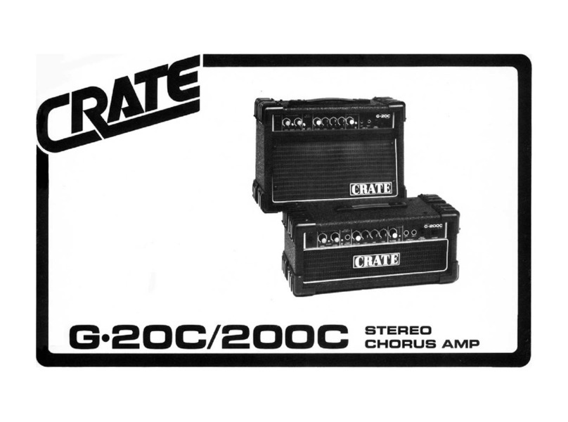 Crate G-200C owner's manual
