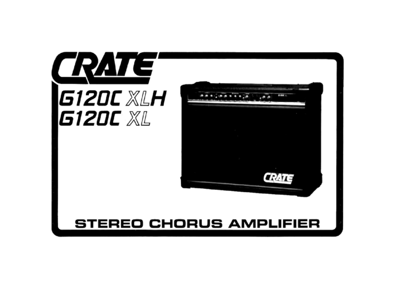 Crate G120CXL User manual
