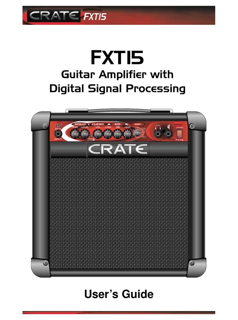 Crate FXT15 user guide