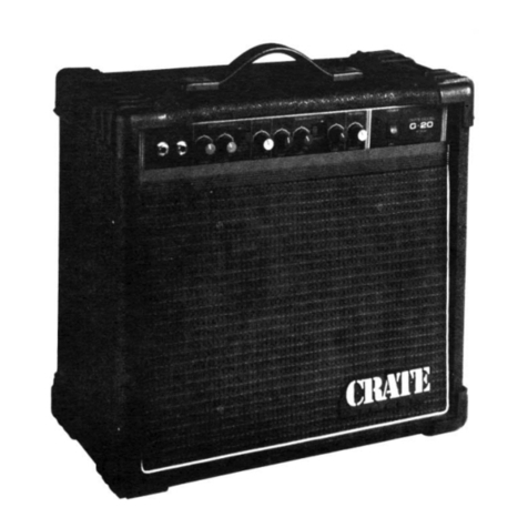 Crate G-20 owner's manual