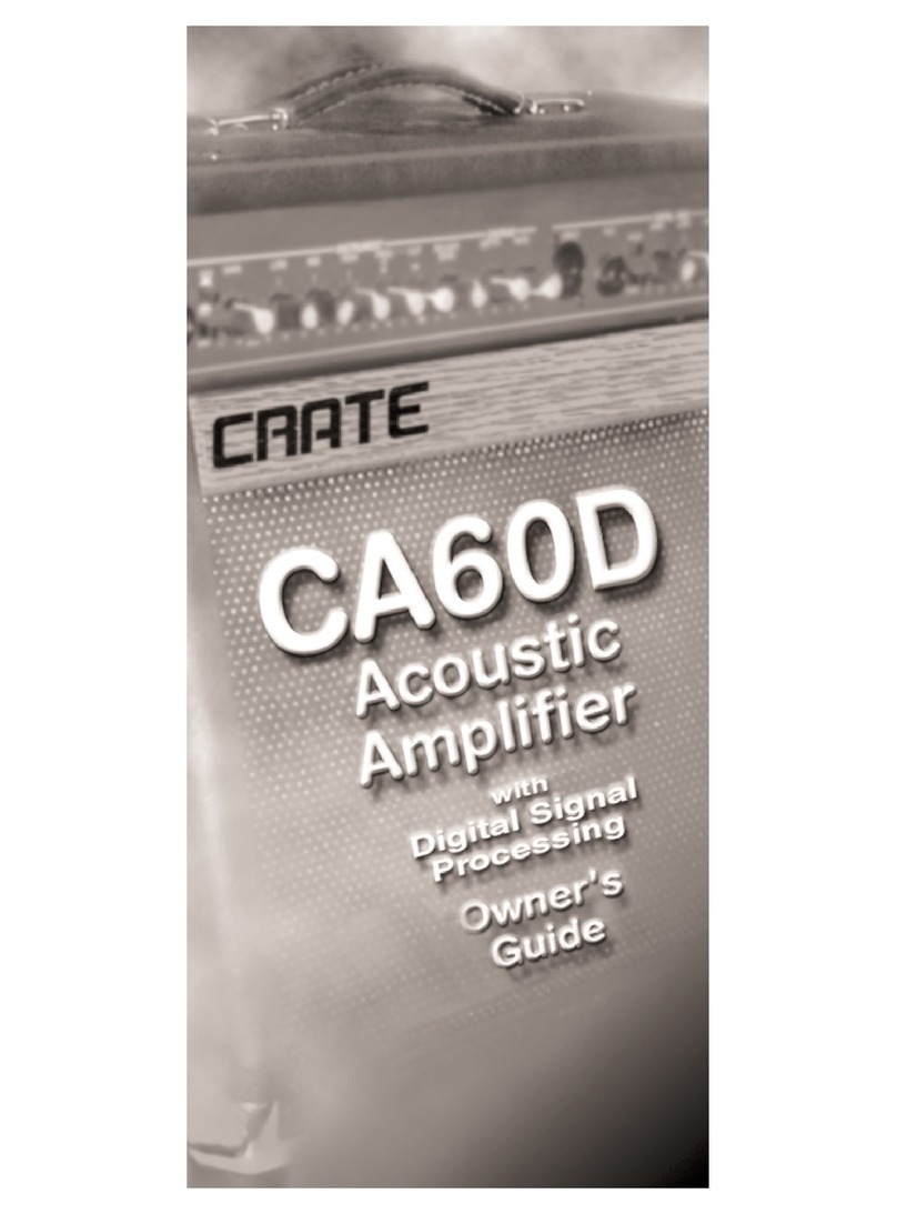 Crate CA 60D owner's guide