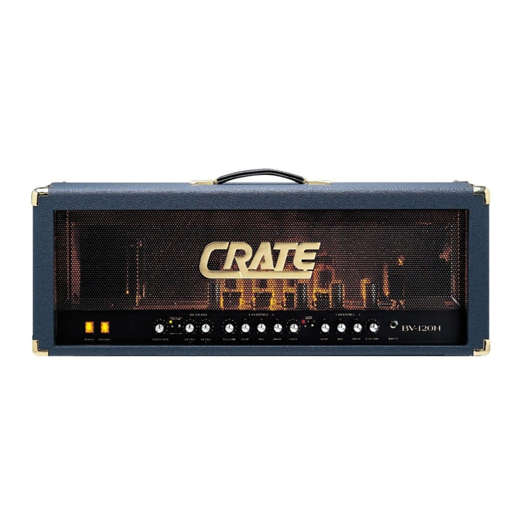 Crate Professional BV-120H User manual