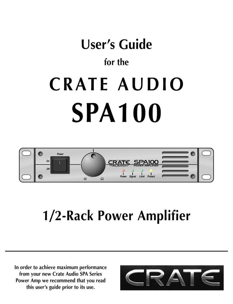 Crate SPA100 user guide