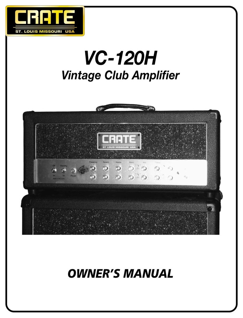 Crate VC-120H User manual