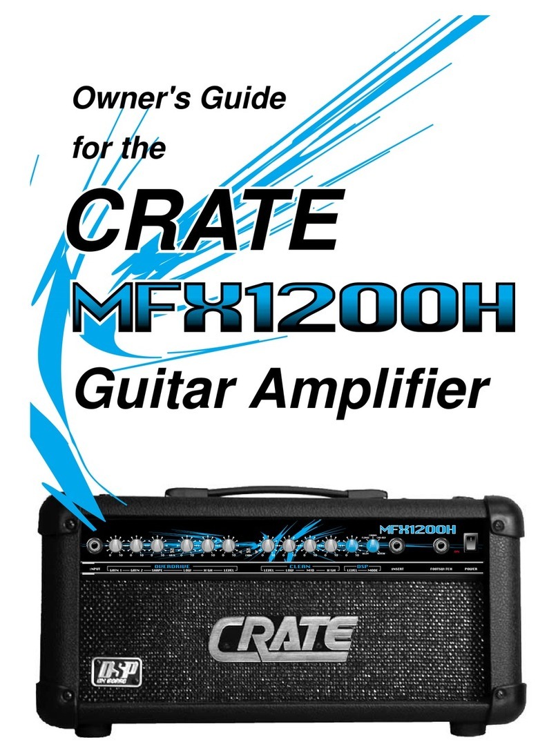 Crate MFX1200 User manual